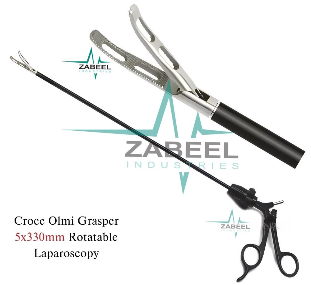 Laparoscopic Grasper Forceps Croce Olmi Bowel Endoscopy Surgical Instruments 5mm