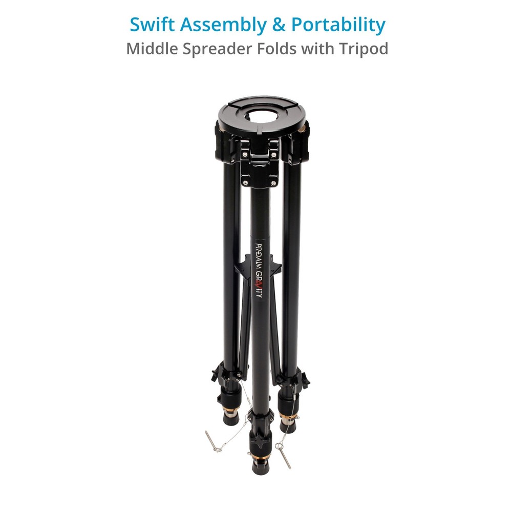 Proaim Gravity Heavy-Duty Camera Tripod Stand (Mitchell Base)