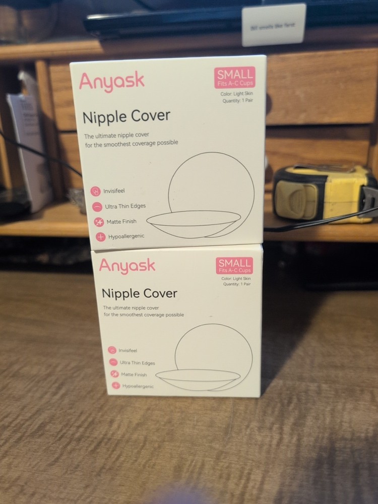 2 Sets Anyask Nipple Covers Size Small