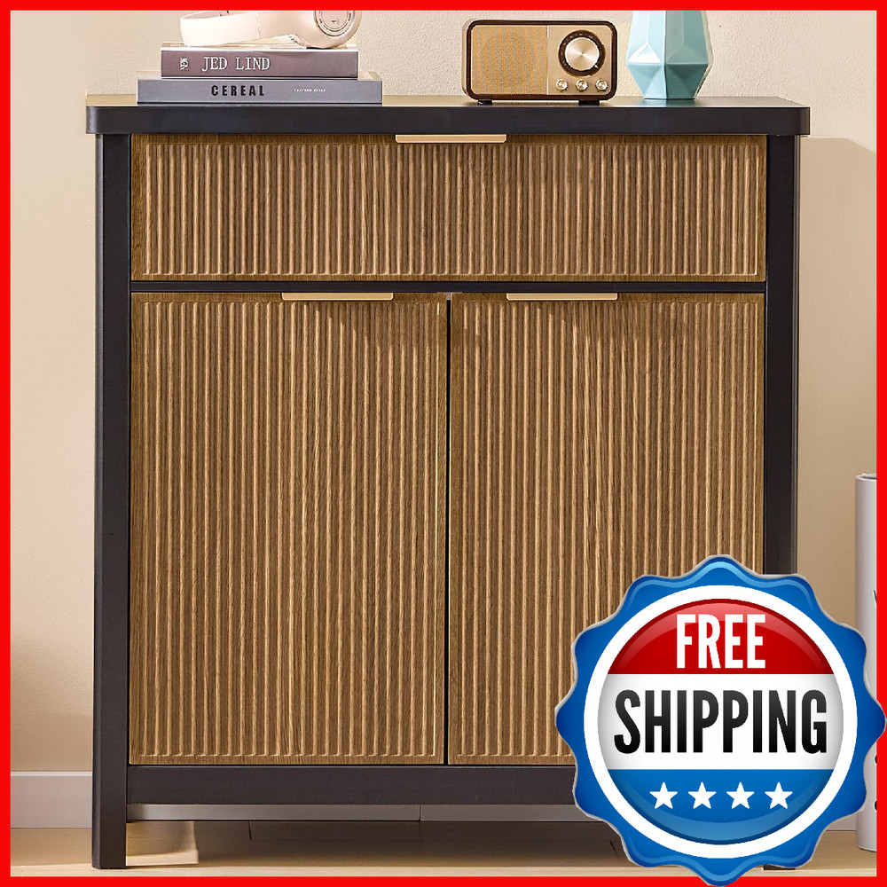 AOGLLATI Sideboard Buffet Storage Cabinet,Buffet Table with Storage & Doors and