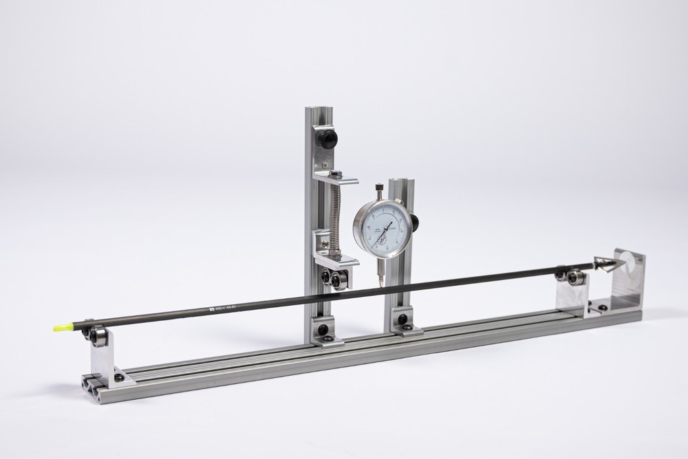 Spine and arrow tester . ram