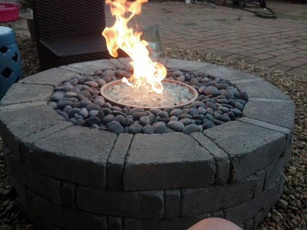 FR_CK 6", 12", 18" or 24" Complete Basic Wood to Propane Fire Pit Conversion Kit