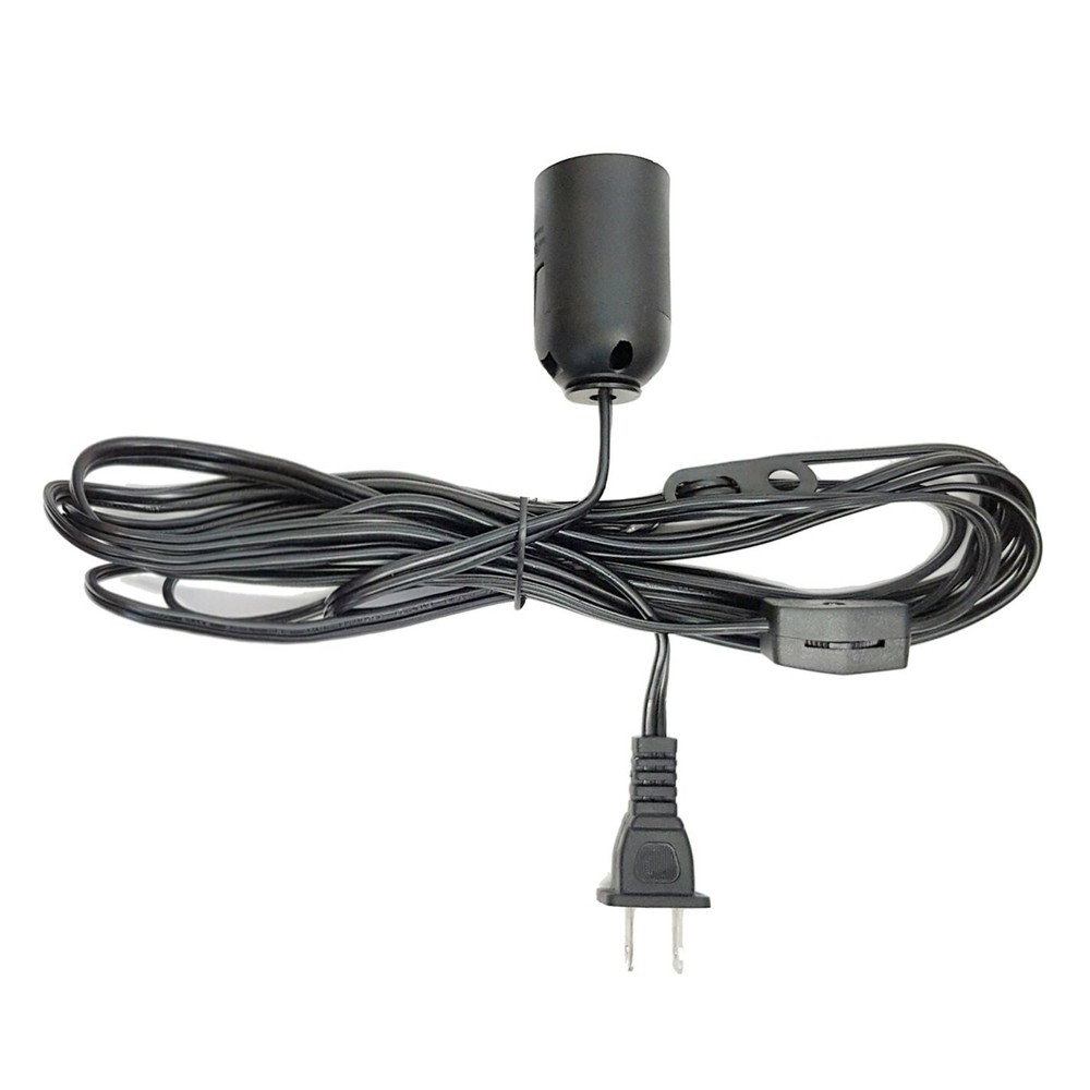 12ft Hanging Lantern Socket Holder Cord with On/Off Switch E27 Standard Socket
