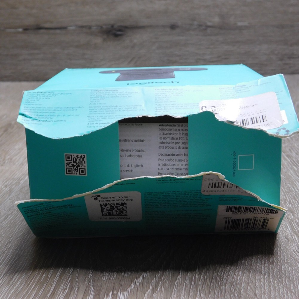 Logitech C270 Web Camera (960-000694)