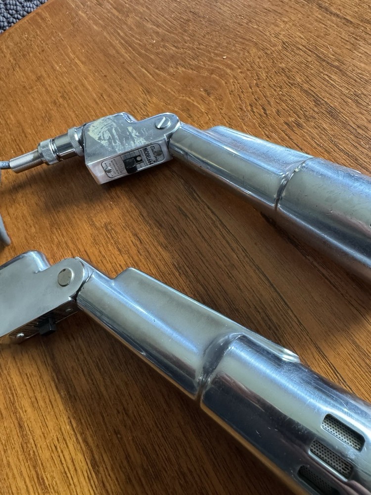 Pair Vintage EV Model 664 Dynamic Microphone Electrovoice Tested Working Deco