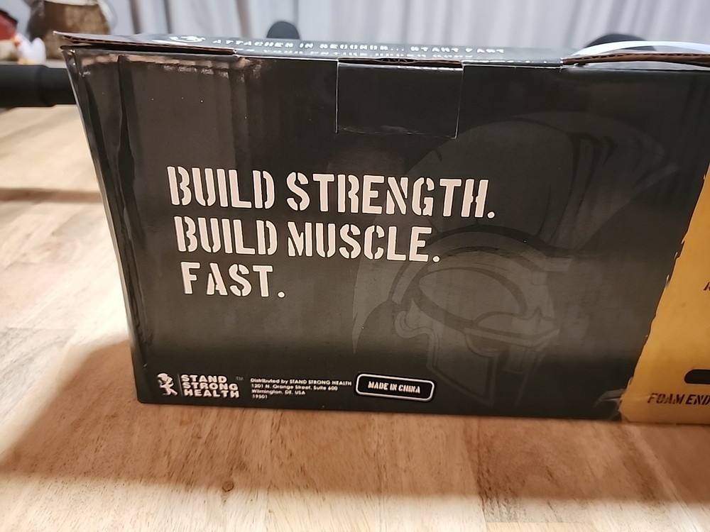 BATTLE BAR Pull Up Bar for Upper Body Workout Push Ups Strength Training