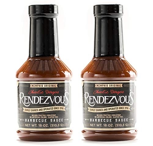 Charlie Vergos Rendezvous (Memphis) Famous Mild Barbecue Sauce Pack Of 2 & 3