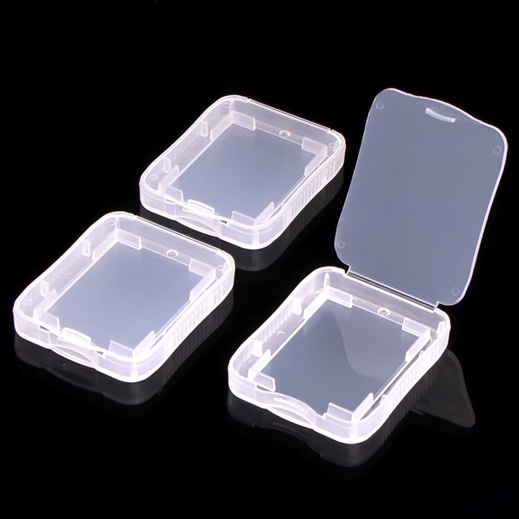 5pcs Clear CFexpress Type-B Card Plastic Storage Box XQD Memory Card Holder