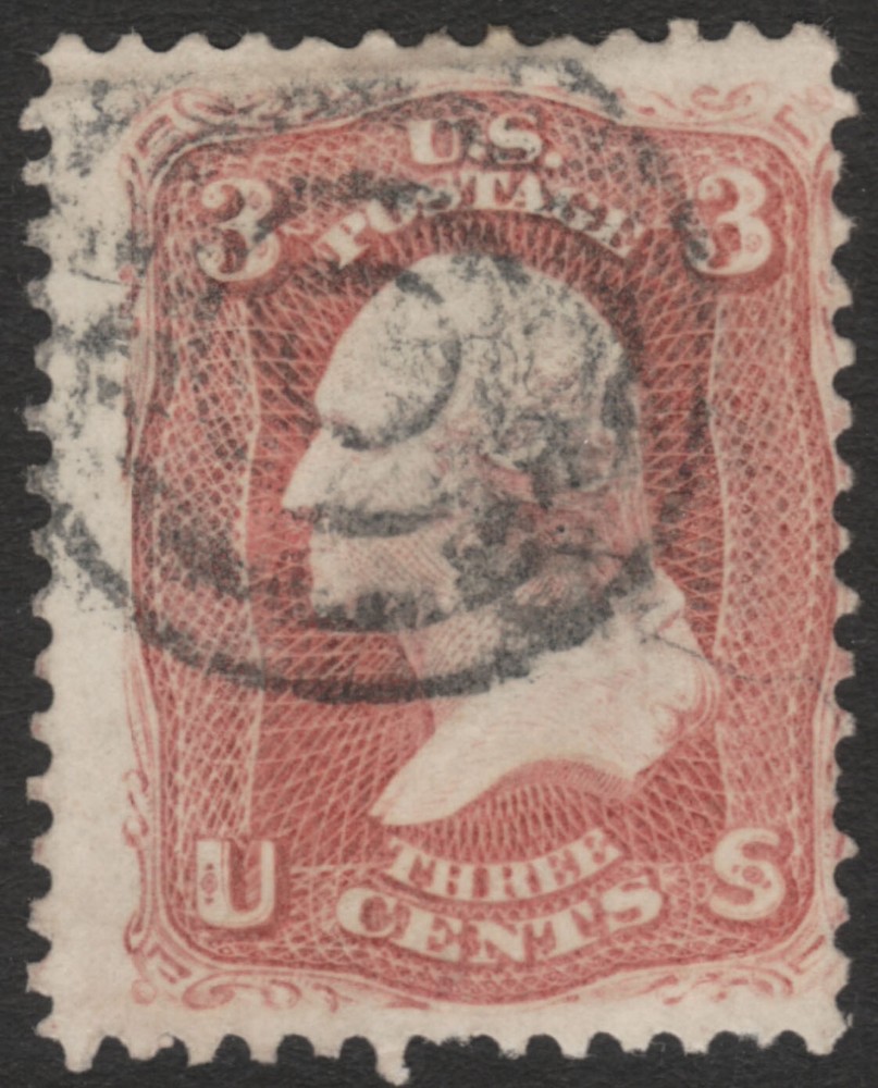 Scott #65 3 Cent 1861-62  Target Cancel     65SP23_65