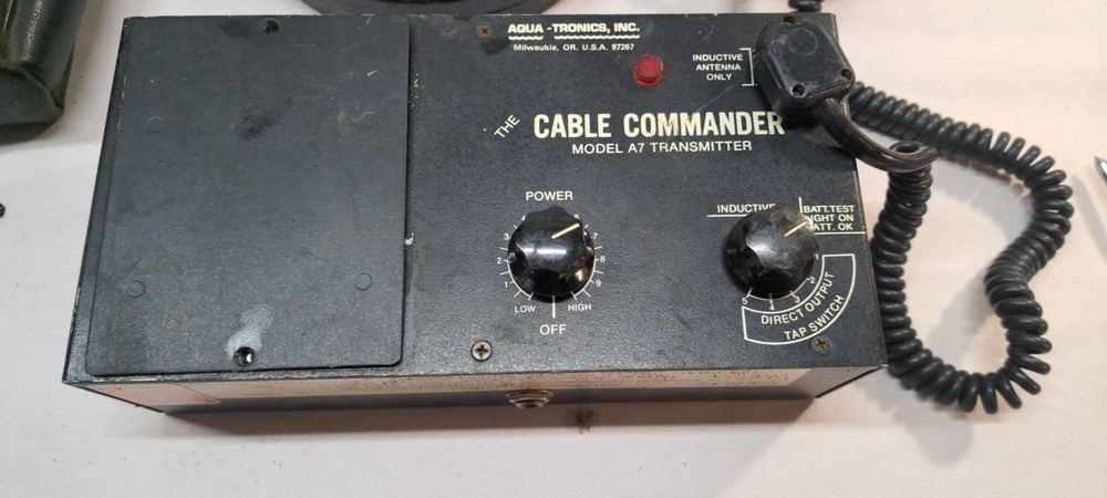 AQUA-TRONICS CABLE COMMANDER MODEL A7 UNTESTED NEEDS BATTERY