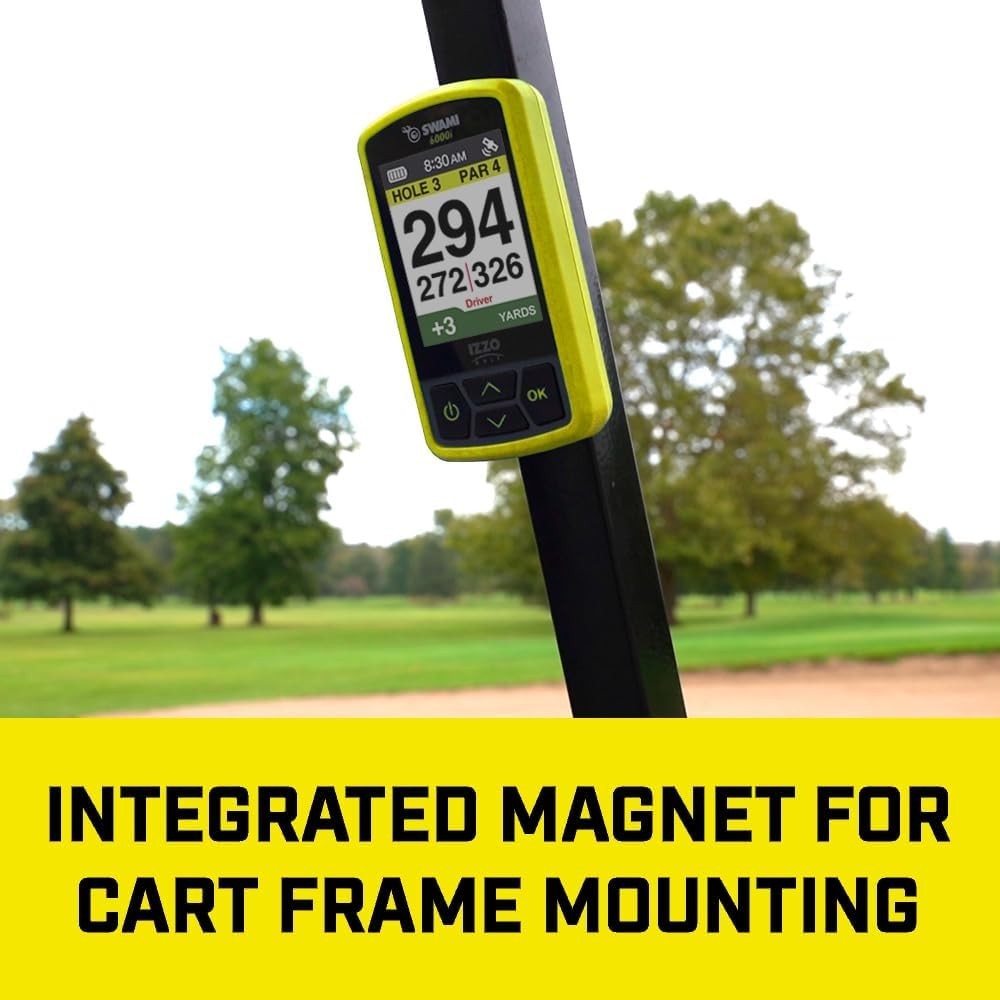 Waterproof Golf GPS with Preloaded Global Course Maps and Quick Start Guide