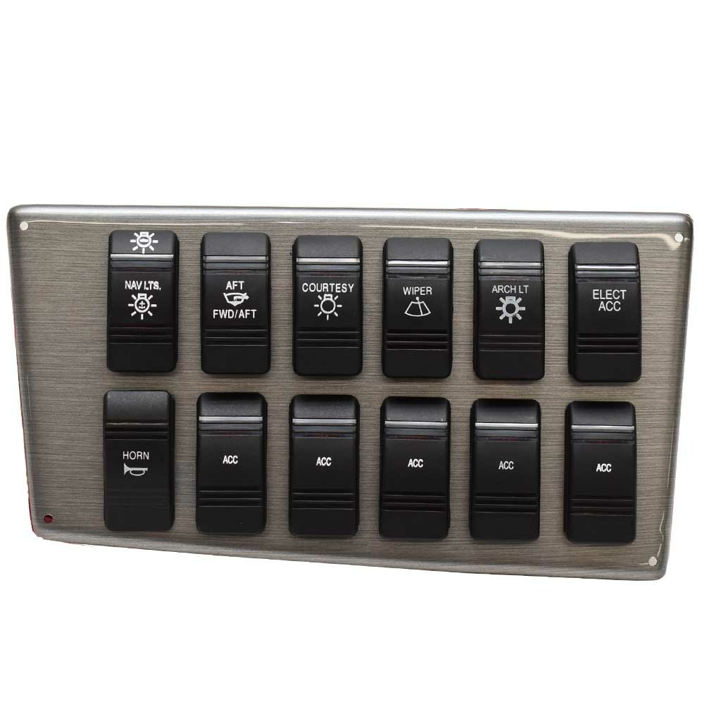 Larson Boat Rocker Switch Panel | 350 Cabrio Glossy Gray