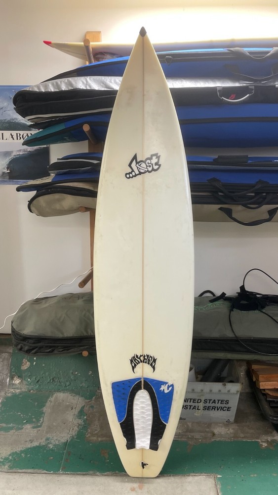 Used surfboard, Lost, thruster, tri fin, FCS