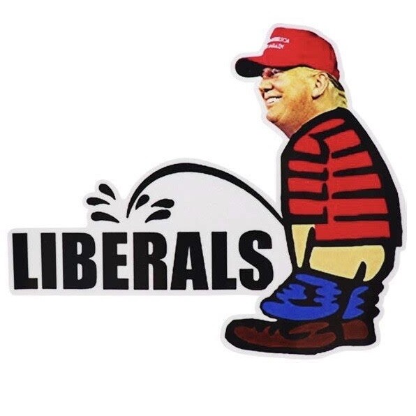 TRUMP BUMPER STICKER DECAL   3.5 X 3.5 inch republican