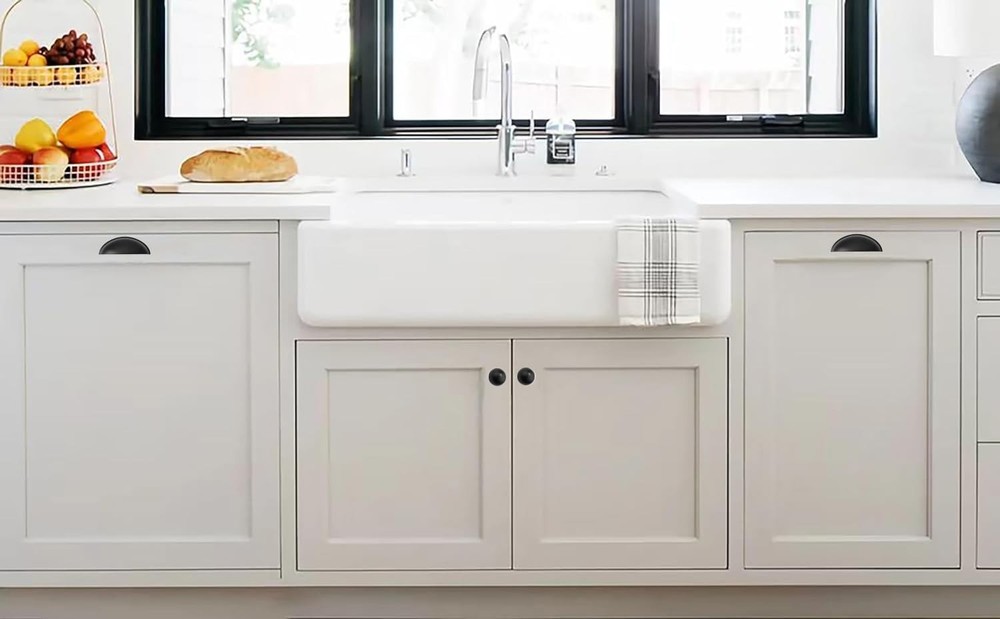 10 Pack 3" Drawer Pulls Matte Black Cabinet Cup Pulls Kitchen Hardware Cabine...