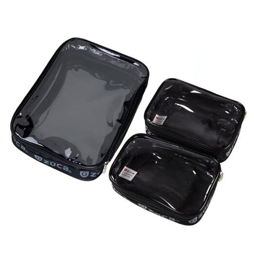 Utility Pouch Combo Set - 1 Large & 2 Mini Utility Makeup Pouch - Durable,