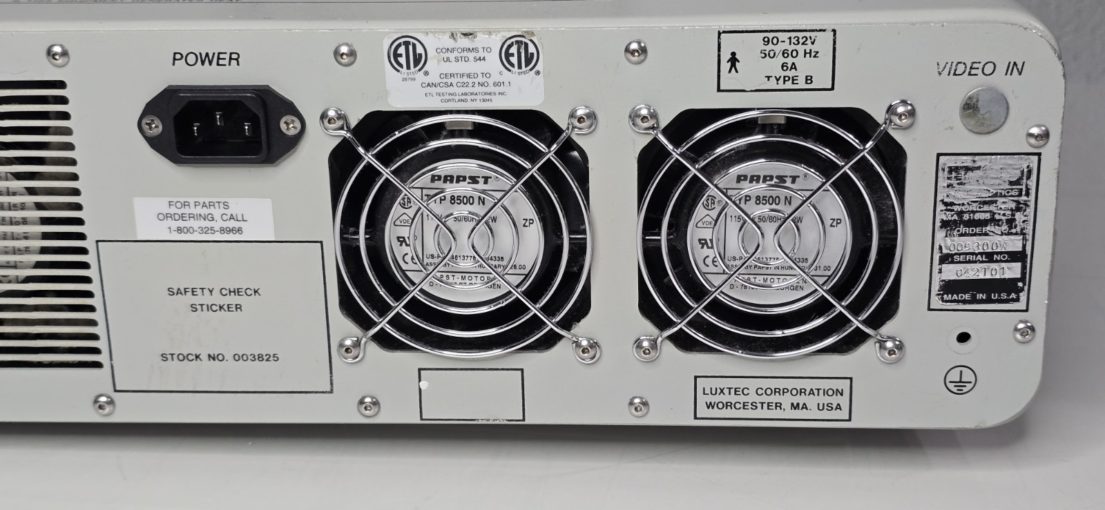 Luxtec 9300 Xenon Series 9000 Light Source