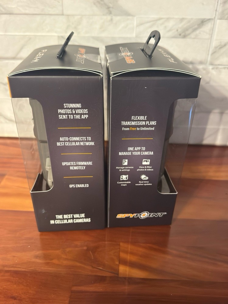 Spypoint Flex-X-M Wireless Cellular Game Trail Camera 40MP Twin Pack