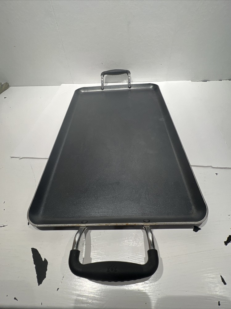 Ecolution Artistry 12" x 18" Double Burner Griddle, Black Freeshipping