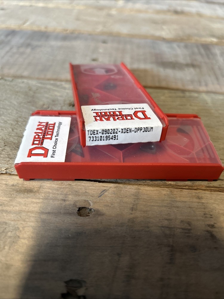 5pc DORIAN Tool TDEX-090202 Carbide Inserts 73310195491