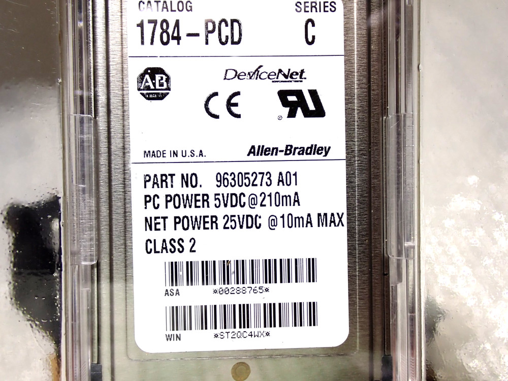 ALLEN BRADLEY 1784PCD "C" Devicenet Communication Card