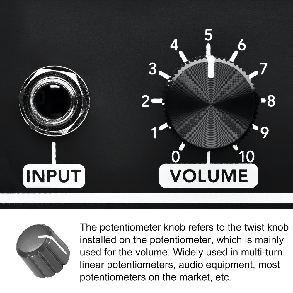 Potentiometer Control Knob Insert Shaft D Switch Knobs, [for Audio Device]