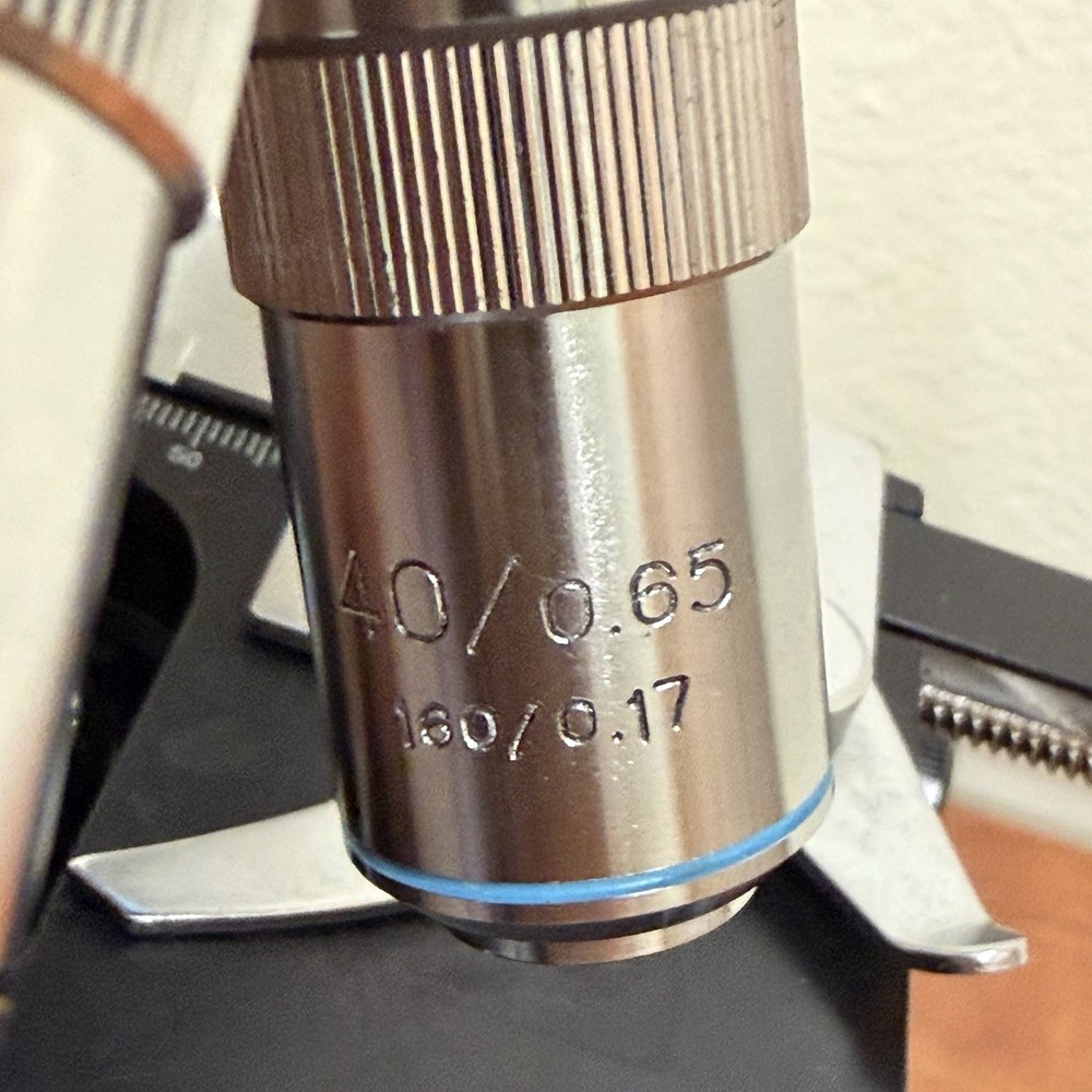 Carlsan CS700 Binocular Microscope with 4 Objective Lenses & Eyepieces COMPLETE