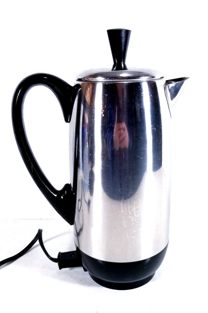 Farberware Chrome Electric Automatic Percolator Coffee Maker