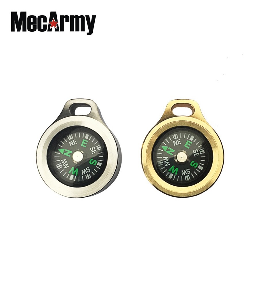 MecArmy Keychain Compass CMP brass used with scratch