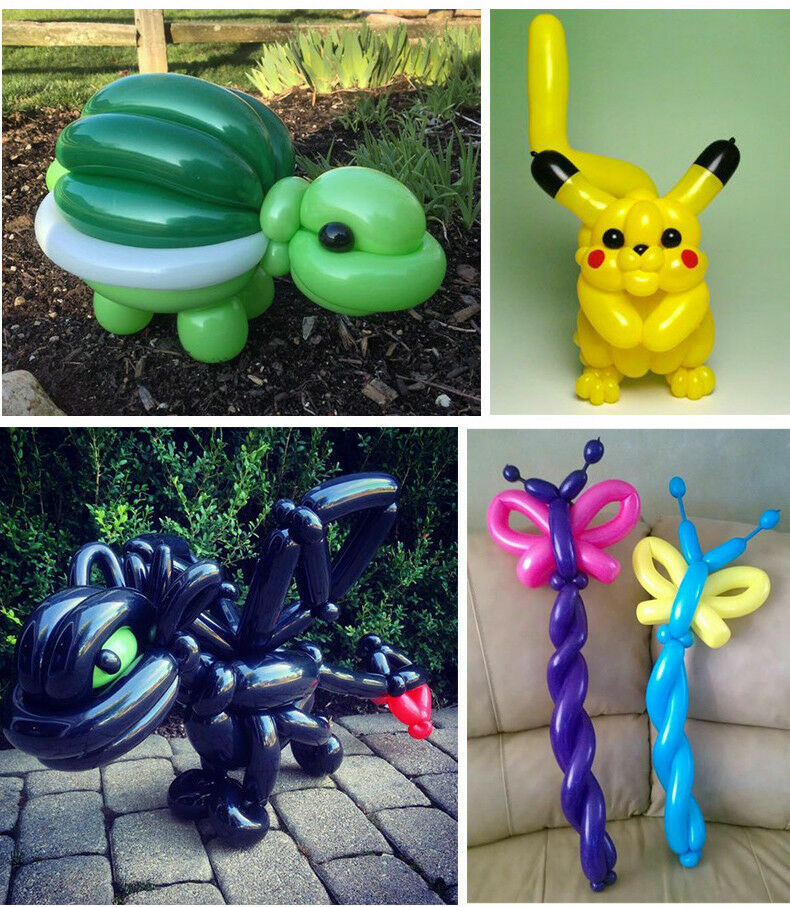 USA 200pcs Party Long Animal Tying Making Balloons Twist Latex Balloon DIY Decor