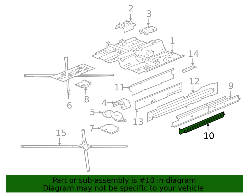 Genuine GM Extension Panel 15794185