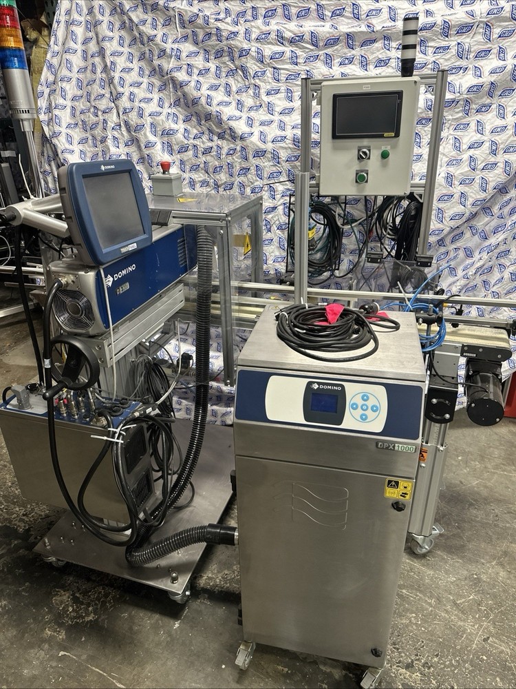 Domino Laser Module D320i w/ Cognex Camera Dorner Conveyor System