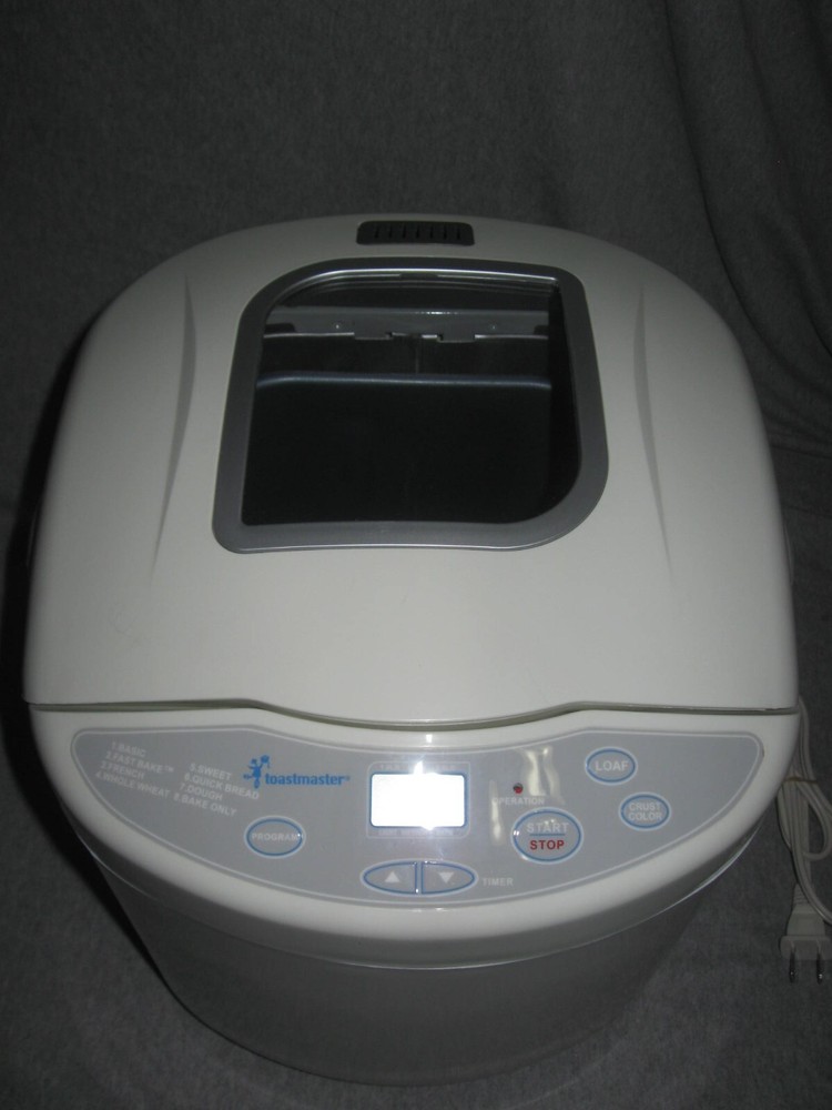 TOASTMASTER 2lb Horizontial Bread Maker Machine Model TBR20H Excellent