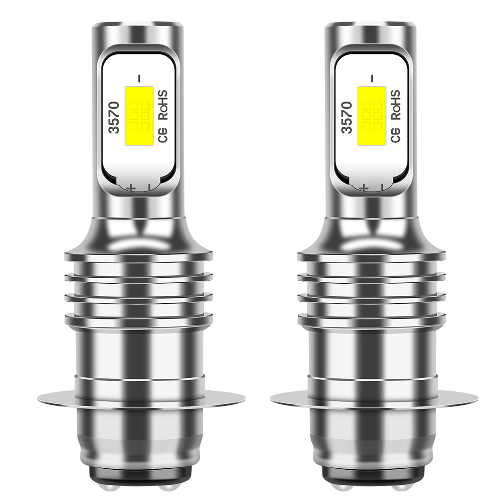 For Yamaha Rhino 450 660 700 Super White 80W H6M LED Headlight Bulbs 2X 6000K