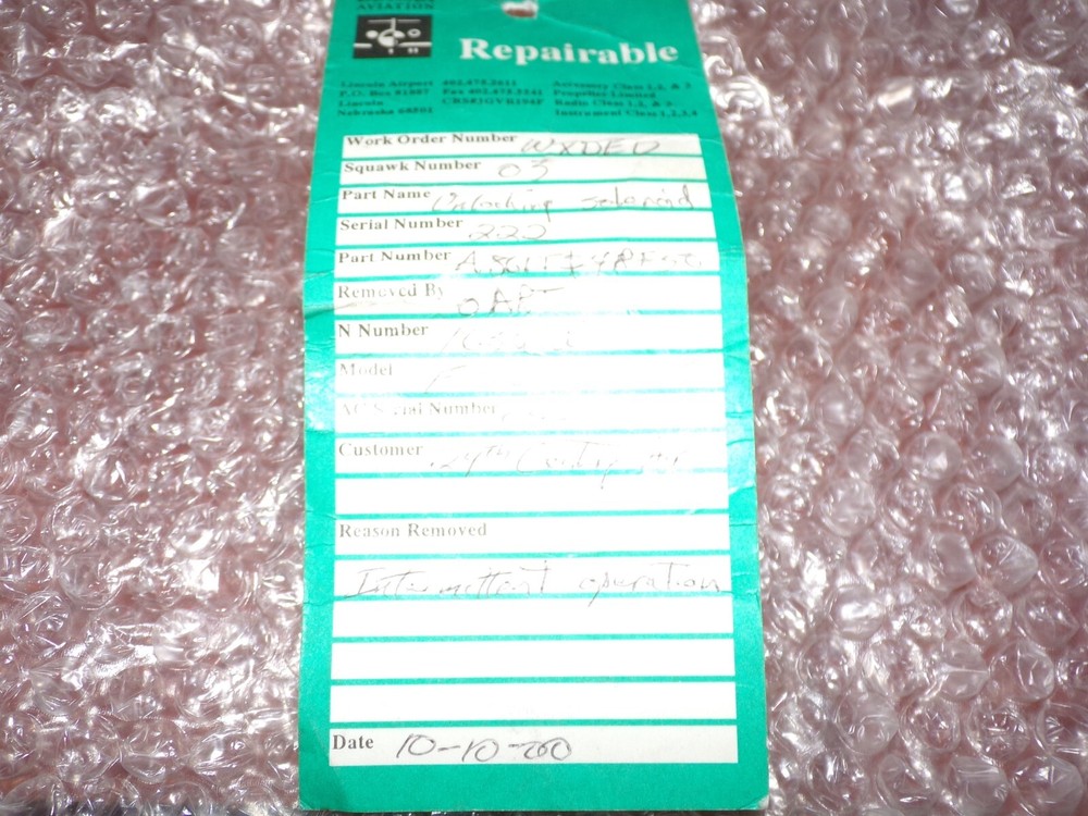 Falcon Jet Solenoid A861TS4RF50