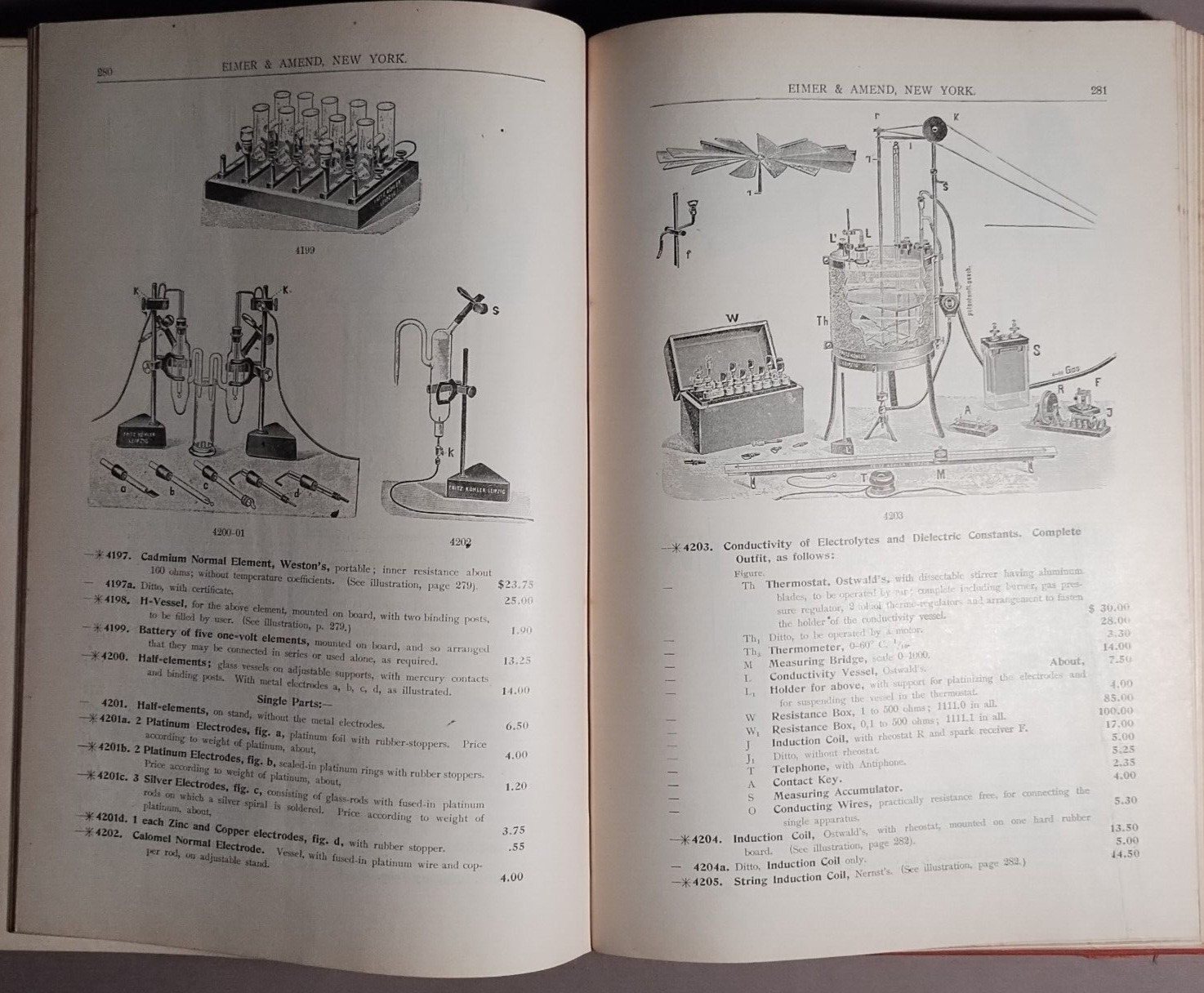 1910 Eimer & Amend Chemical Assay Laboratory Apparatus Supplies Catalog S-12