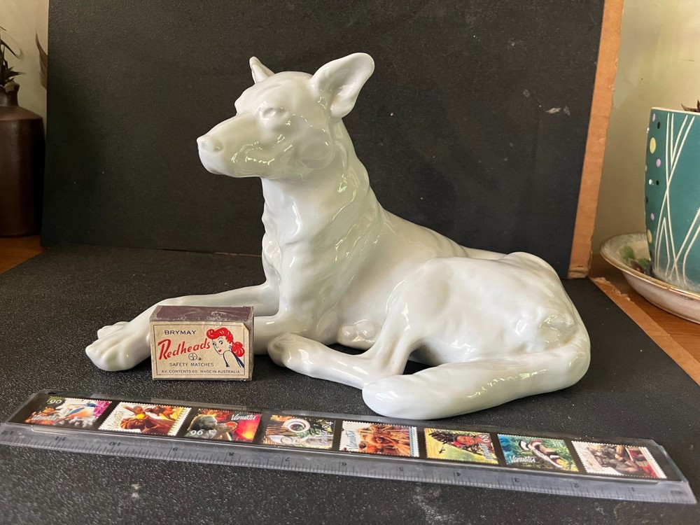 Herend White Swiss German Shepherd Dog