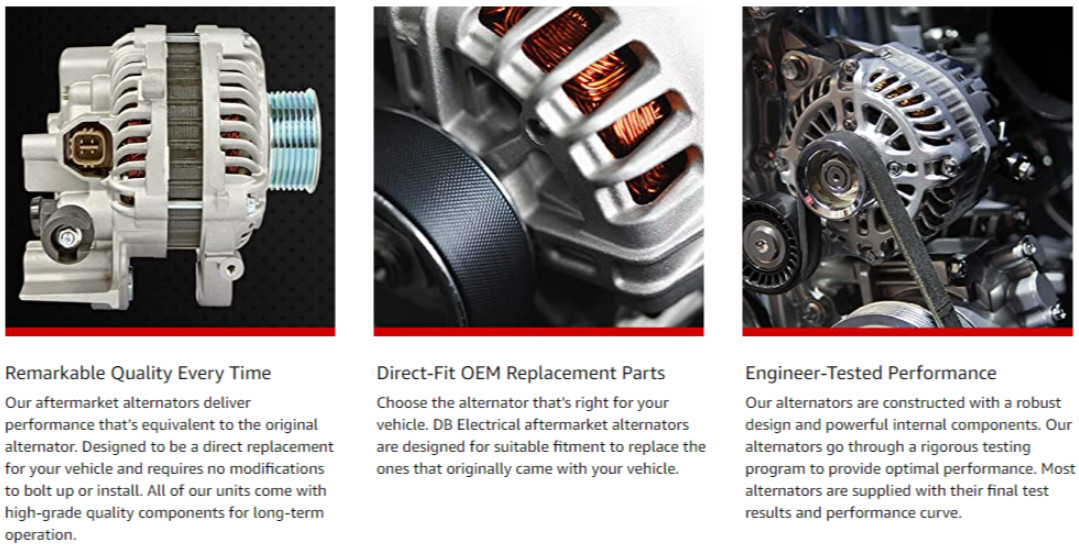 Alternator For Clark Skid Steer Loader 543 543B 610 620 630 632; 400-12350