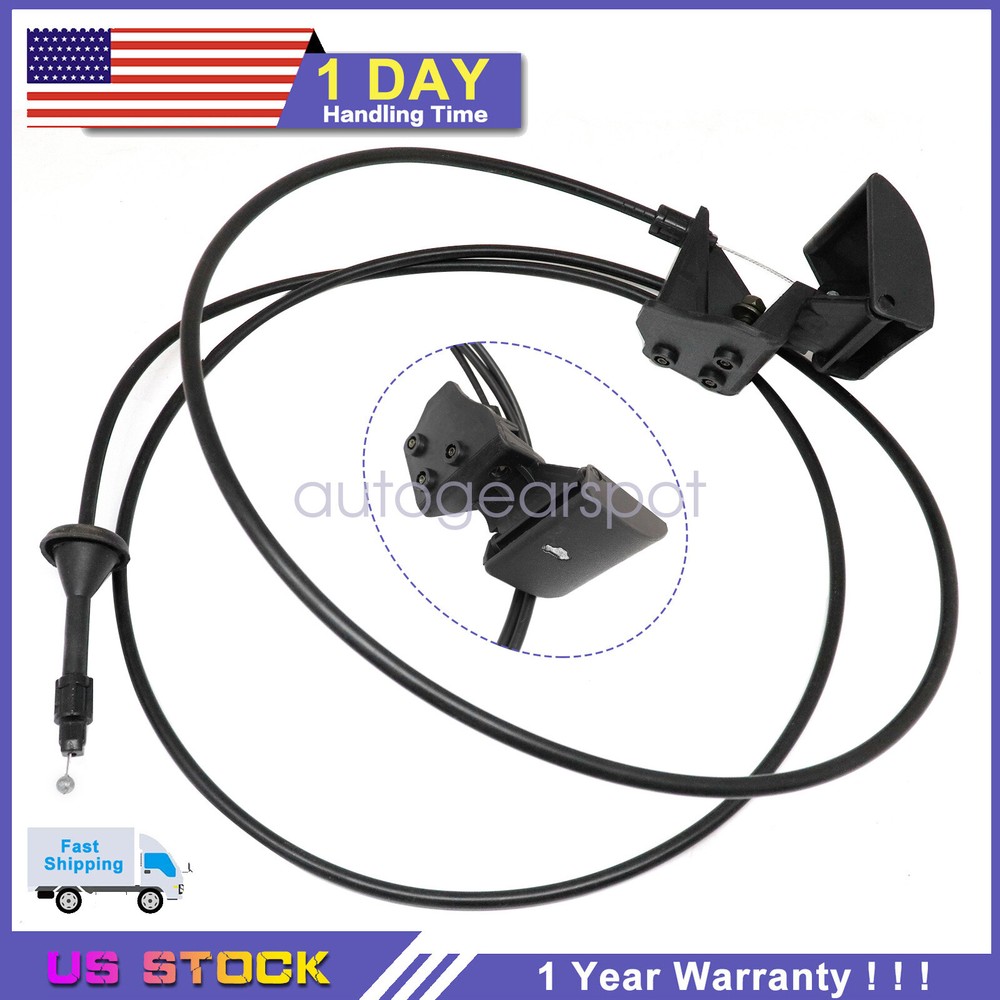 Hood Latch Handle with Release Cable for Grand Cherokee 2005-2010 Jeep Commander