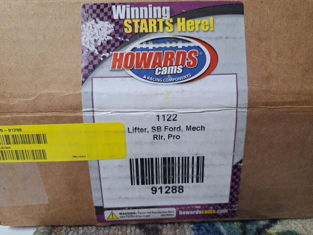 Howards Promax Direct Lube Mechanical Roller Lifters SBF