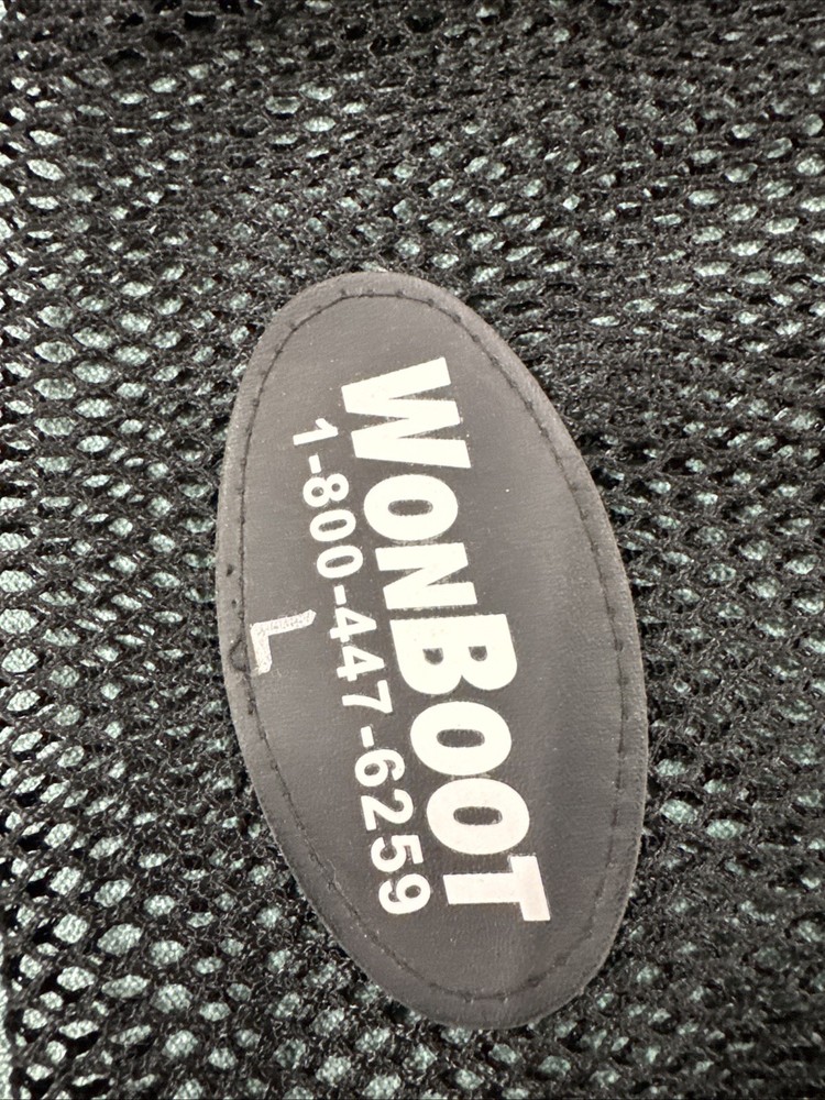 WonBoot Tuff Boot Bell Boots Large L Brown Set/Pair With Mesh Bag - Light Use