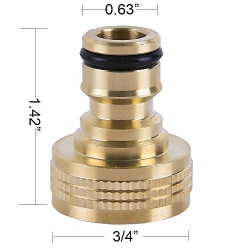 Garden Hose Quick Connect Solid Brass Quick Connector Garden Hose 2 Sets