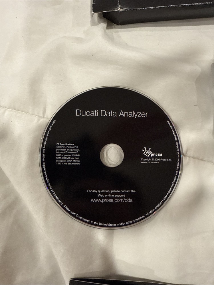 Ducati Data Analyzer (DDA) Kit Data Analyzer