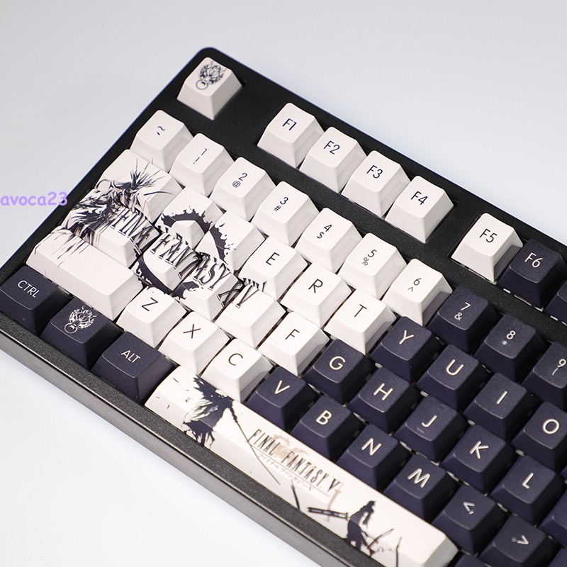 Final Fantasy 14 PBT Keycap Peripheral Simple Mechanical Keyboard PS Bluetooth