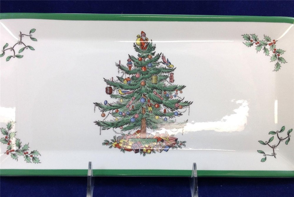Spode Christmas Tree Large Sandwich Tray S3324