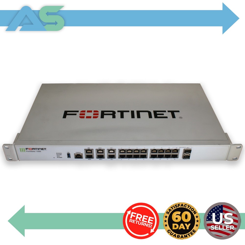 Fortinet  FG-100E Network Security Firewall Appliance Rack Mountable | P18827-04