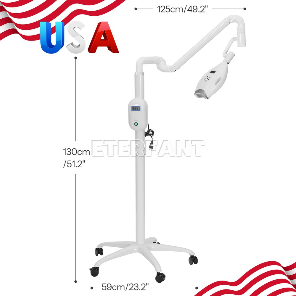 Dental Teeth Lamp Mobile Whitening Machine Cold LED Light Accelerator Bleaching