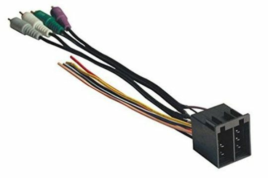 Aftermarket Radio Stereo Premium Sound System Install  Wire Harness Cable Plug