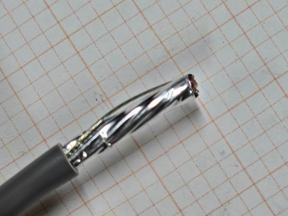 Carol C0755A 24/9C Shielded Tinned Communication/Computer Cable Riser Gray /50ft