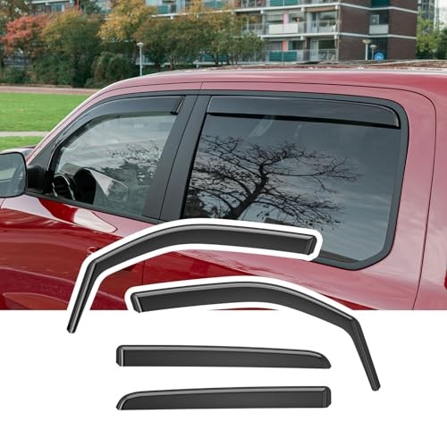 Side Window Visor Deflector Compatible with 19-26 Dodge Ram1500